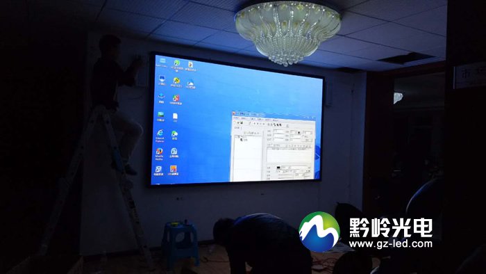 贵阳金石电商产业园P2.5室内全彩LED显示屏项目