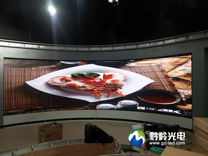 贵州电视台演播厅LED显示屏项目圆满完工