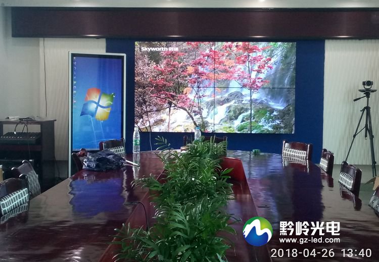 贵州余庆县水务局液晶拼接屏项目