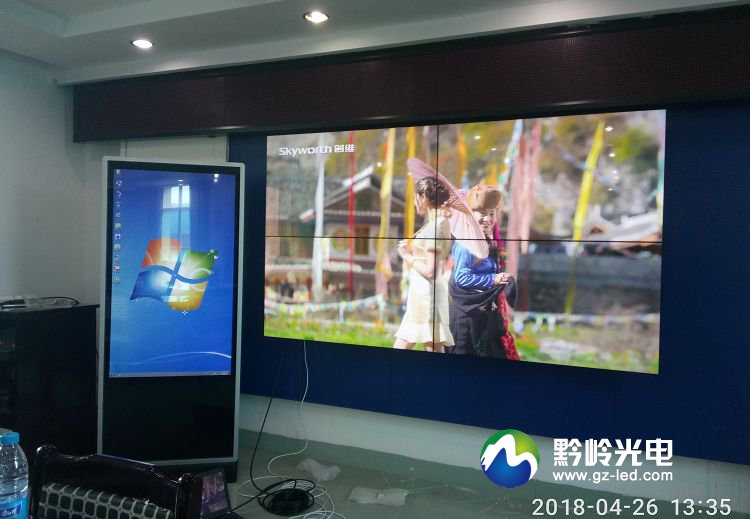 贵州余庆县水务局液晶拼接屏项目